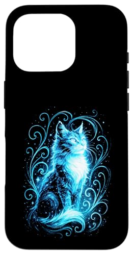 Süße Katze Babykatze Fantasy Kunst Katzenmuster Hülle für iPhone 16 Pro von Katzenmotiv