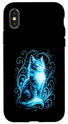 Süße Katze Babykatze Fantasy Kunst Katzenmuster Hülle für iPhone X/XS von Katzenmotiv