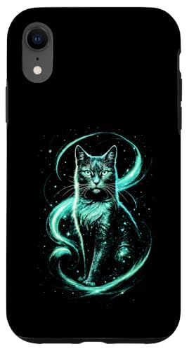 Süße Katze Babykatze Fantasy Kunst Katzenmuster Hülle für iPhone XR von Katzenmotiv
