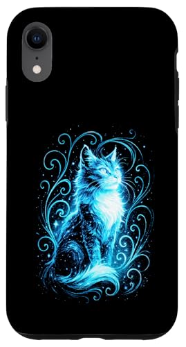 Süße Katze Babykatze Fantasy Kunst Katzenmuster Hülle für iPhone XR von Katzenmotiv