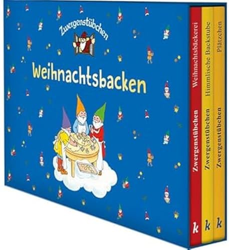 Zwergenstübchen-Schuber - Weihnachtsbacken: 3 Backbücher in einer Sammelbox: Himmlische Backstube, Weihnachtsbäckerei, Plätzchen (Zwergenstübchen - ... und Kochbücher für Kinder, Eltern, Familien) von Kaufmann Ernst Vlg GmbH