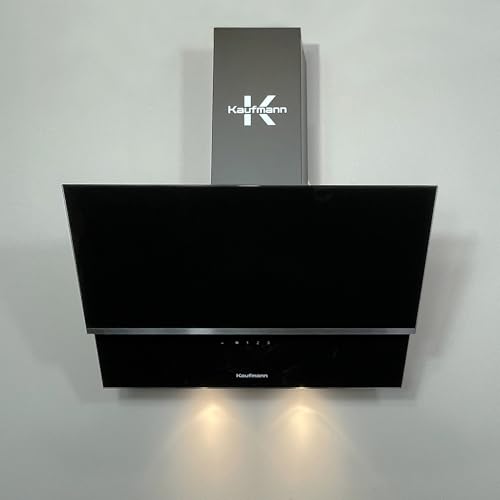 KAUFMANN Wandhaube LUNA 90 BL Kopffrei-Dunstabzugshaube 1000 m³/h, 90 cm, Schwarz von Kaufmann