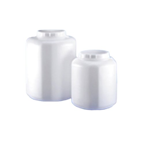 Kautex Serie 357 HDPE Vielkantig Vielzweckbeh mit Verschluss, 5000mL Kapazität, Natur, 230mm Höhe, 14 Stück von Kautex