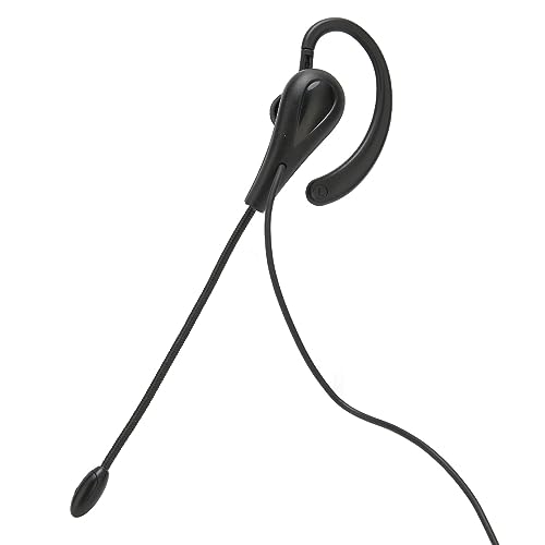 Ohrhaken -Earphone, 3,5 Mm Kopfhörer mit Mikrofon, Geräuschreduzierung, Flexibler Pol, Bequeme Silikonärmel für Anruf- und Servicezentrum, Reisen, Unterricht Ohrhaken -Earphone, 3,5 Mm Kopfhörer mit Mikrofon, Geräuschreduzierung, Flexibler Pol, Bequeme Silikonärmel für Anruf- und Servicezentrum, Reisen, Unterricht von Kavolet