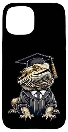 Cute Bearded Dragon Graduation Hülle für iPhone 15 von Kawaii Bearded Dragon Graduation Apparel