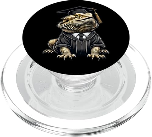 Cute Bearded Dragon Graduation PopSockets PopGrip für MagSafe Cute Bearded Dragon Graduation PopSockets PopGrip für MagSafe von Kawaii Bearded Dragon Graduation Apparel