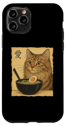 Cute Maine Coon Cat Eating Ramen Noodles Japanese Hülle für iPhone 11 Pro Cute Maine Coon Cat Eating Ramen Noodles Japanese Hülle für iPhone 11 Pro von Kawaii Cat Eating Ramen Noodles Apparel