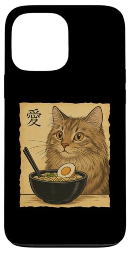 Cute Maine Coon Cat Eating Ramen Noodles Japanese Hülle für iPhone 13 Pro Max Cute Maine Coon Cat Eating Ramen Noodles Japanese Hülle für iPhone 13 Pro Max von Kawaii Cat Eating Ramen Noodles Apparel