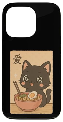 Kawaii Black Cat Eating Ramen Noodles Japanese Hülle für iPhone 13 Pro Kawaii Black Cat Eating Ramen Noodles Japanese Hülle für iPhone 13 Pro von Kawaii Cat Eating Ramen Noodles Apparel