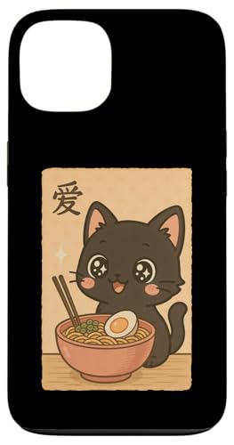Kawaii Black Cat Eating Ramen Noodles Japanese Hülle für iPhone 13 Kawaii Black Cat Eating Ramen Noodles Japanese Hülle für iPhone 13 von Kawaii Cat Eating Ramen Noodles Apparel