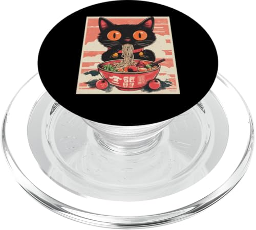 Kawaii Cat Eating Ramen Noodles Funny Anime PopSockets PopGrip für MagSafe Kawaii Cat Eating Ramen Noodles Funny Anime PopSockets PopGrip für MagSafe von Kawaii Cat Eating Ramen Noodles Apparel