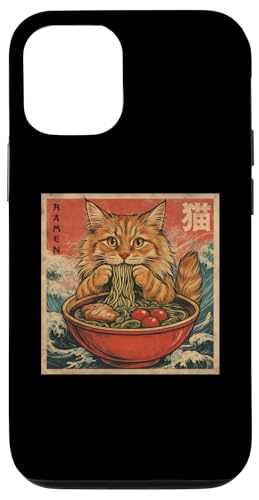 Kawaii Maine Coon Cat Eating Ramen Noodles Japanese Hülle für iPhone 12/12 Pro Kawaii Maine Coon Cat Eating Ramen Noodles Japanese Hülle für iPhone 12/12 Pro von Kawaii Cat Eating Ramen Noodles Apparel