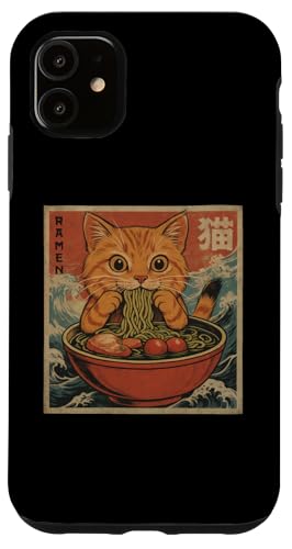 Kawaii Orange Cat Eating Ramen Noodles Japanese Hülle für iPhone 11 Kawaii Orange Cat Eating Ramen Noodles Japanese Hülle für iPhone 11 von Kawaii Cat Eating Ramen Noodles Apparel