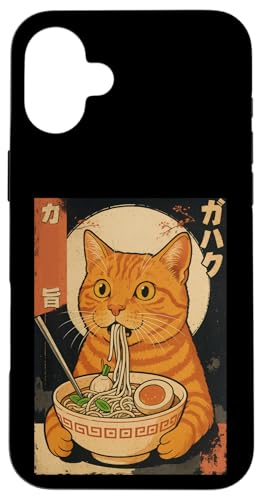 Kawaii Orange Cat Eating Ramen Noodles Japanese Hülle für iPhone 16 Plus Kawaii Orange Cat Eating Ramen Noodles Japanese Hülle für iPhone 16 Plus von Kawaii Cat Eating Ramen Noodles Apparel