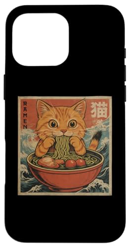 Kawaii Orange Cat Eating Ramen Noodles Japanese Hülle für iPhone 16 Pro Max Kawaii Orange Cat Eating Ramen Noodles Japanese Hülle für iPhone 16 Pro Max von Kawaii Cat Eating Ramen Noodles Apparel