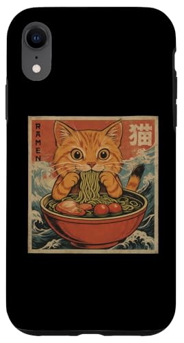 Kawaii Orange Cat Eating Ramen Noodles Japanese Hülle für iPhone XR Kawaii Orange Cat Eating Ramen Noodles Japanese Hülle für iPhone XR von Kawaii Cat Eating Ramen Noodles Apparel