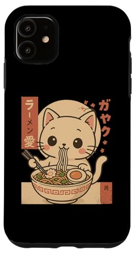 Kawaii White Cat Eating Ramen Noodles Japanese Hülle für iPhone 11 Kawaii White Cat Eating Ramen Noodles Japanese Hülle für iPhone 11 von Kawaii Cat Eating Ramen Noodles Apparel