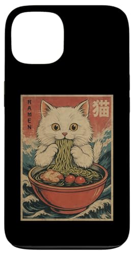 Kawaii White Cat Eating Ramen Noodles Japanese Hülle für iPhone 13 Kawaii White Cat Eating Ramen Noodles Japanese Hülle für iPhone 13 von Kawaii Cat Eating Ramen Noodles Apparel