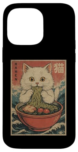 Kawaii White Cat Eating Ramen Noodles Japanese Hülle für iPhone 14 Pro Max Kawaii White Cat Eating Ramen Noodles Japanese Hülle für iPhone 14 Pro Max von Kawaii Cat Eating Ramen Noodles Apparel