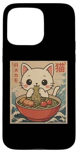 Kawaii White Cat Eating Ramen Noodles Japanese Hülle für iPhone 15 Pro Max Kawaii White Cat Eating Ramen Noodles Japanese Hülle für iPhone 15 Pro Max von Kawaii Cat Eating Ramen Noodles Apparel