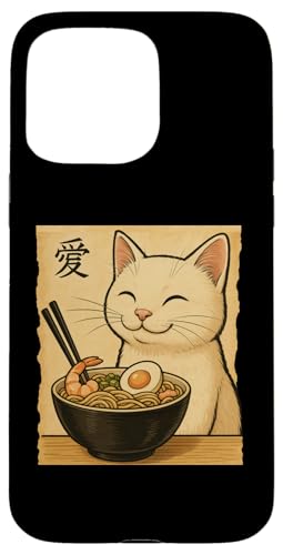 Kawaii White Cat Eating Ramen Noodles Japanese Hülle für iPhone 15 Pro Max Kawaii White Cat Eating Ramen Noodles Japanese Hülle für iPhone 15 Pro Max von Kawaii Cat Eating Ramen Noodles Apparel
