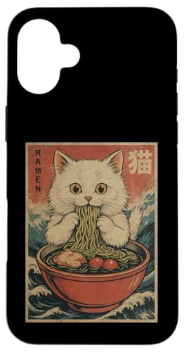 Kawaii White Cat Eating Ramen Noodles Japanese Hülle für iPhone 16 Plus Kawaii White Cat Eating Ramen Noodles Japanese Hülle für iPhone 16 Plus von Kawaii Cat Eating Ramen Noodles Apparel