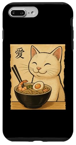 Kawaii White Cat Eating Ramen Noodles Japanese Hülle für iPhone 7 Plus/8 Plus Kawaii White Cat Eating Ramen Noodles Japanese Hülle für iPhone 7 Plus/8 Plus von Kawaii Cat Eating Ramen Noodles Apparel