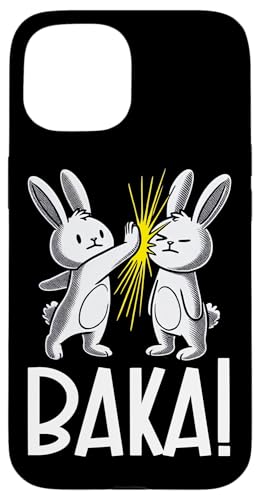 Baka Hase Slap Anime Manga Japanischer Otaku Grafik Hülle für iPhone 15 von Kawaii Japanische Kultur Kleidung für Otakus