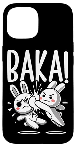 Baka Hase Slap Anime Manga Japanischer Otaku Grafik Hülle für iPhone 15 von Kawaii Japanische Kultur Kleidung für Otakus