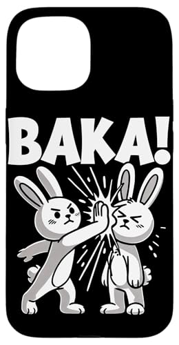 Baka Hase Slap Anime Manga Japanischer Otaku Grafik Hülle für iPhone 15 von Kawaii Japanische Kultur Kleidung für Otakus
