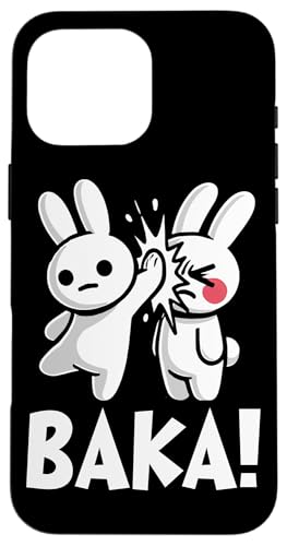 Baka Hase Slap Anime Manga Japanischer Otaku Grafik Hülle für iPhone 16 Pro Max von Kawaii Japanische Kultur Kleidung für Otakus