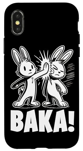 Baka Hase Slap Anime Manga Japanischer Otaku Grafik Hülle für iPhone X/XS von Kawaii Japanische Kultur Kleidung für Otakus