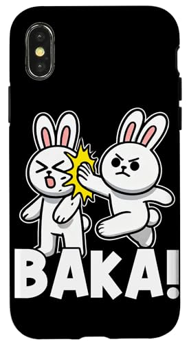 Baka Hase Slap Anime Manga Japanischer Otaku Grafik Hülle für iPhone X/XS von Kawaii Japanische Kultur Kleidung für Otakus