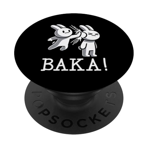 Baka Hase Slap Anime Manga Japanischer Otaku Grafik PopSockets Klebender PopGrip von Kawaii Japanische Kultur Kleidung für Otakus