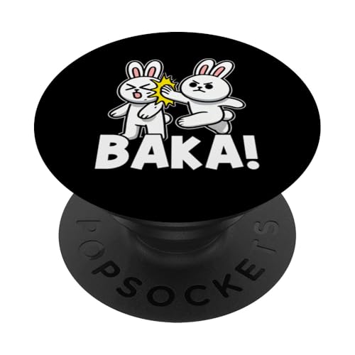 Baka Hase Slap Anime Manga Japanischer Otaku Grafik PopSockets Klebender PopGrip von Kawaii Japanische Kultur Kleidung für Otakus