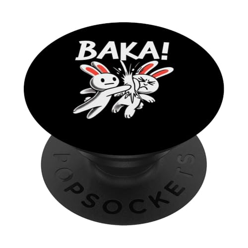Baka Hase Slap Anime Manga Japanischer Otaku Grafik PopSockets Klebender PopGrip von Kawaii Japanische Kultur Kleidung für Otakus
