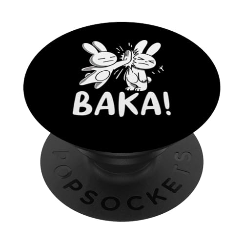 Baka Hase Slap Anime Manga Japanischer Otaku Grafik PopSockets Klebender PopGrip von Kawaii Japanische Kultur Kleidung für Otakus