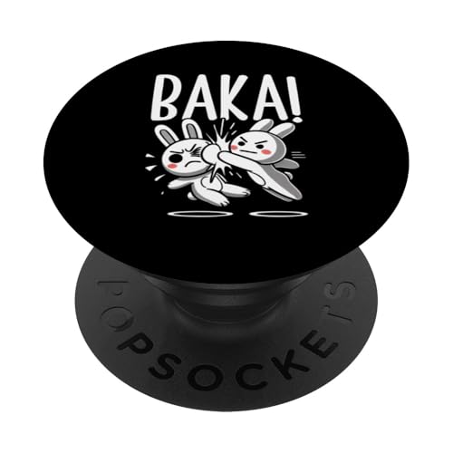 Baka Hase Slap Anime Manga Japanischer Otaku Grafik PopSockets Klebender PopGrip von Kawaii Japanische Kultur Kleidung für Otakus