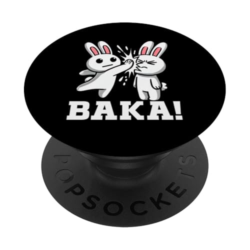 Baka Hase Slap Anime Manga Japanischer Otaku Grafik PopSockets Klebender PopGrip von Kawaii Japanische Kultur Kleidung für Otakus