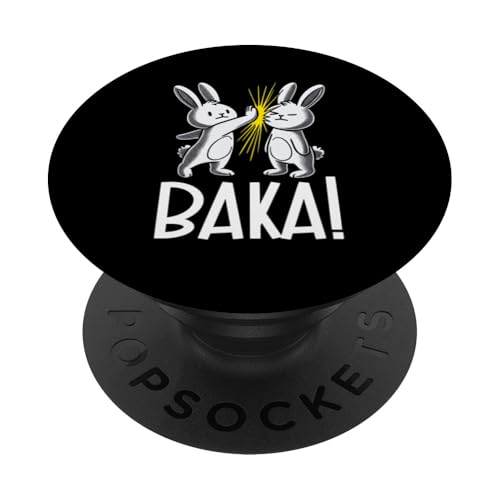 Baka Hase Slap Anime Manga Japanischer Otaku Grafik PopSockets Klebender PopGrip von Kawaii Japanische Kultur Kleidung für Otakus