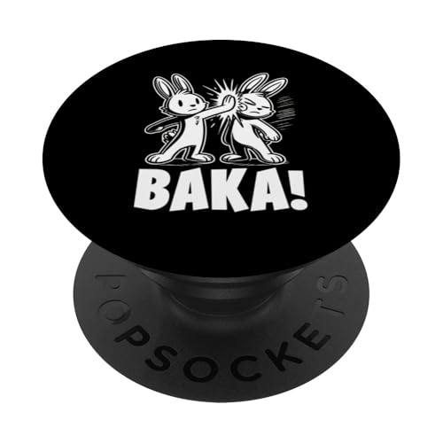 Baka Hase Slap Anime Manga Japanischer Otaku Grafik PopSockets Klebender PopGrip Baka Hase Slap Anime Manga Japanischer Otaku Grafik PopSockets Klebender PopGrip von Kawaii Japanische Kultur Kleidung für Otakus