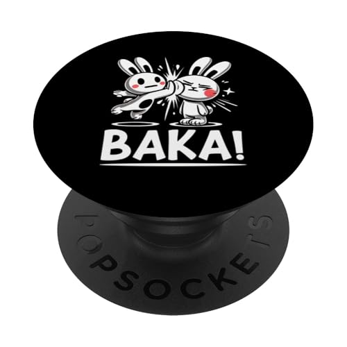Baka Hase Slap Anime Manga Japanischer Otaku Grafik PopSockets Klebender PopGrip Baka Hase Slap Anime Manga Japanischer Otaku Grafik PopSockets Klebender PopGrip von Kawaii Japanische Kultur Kleidung für Otakus