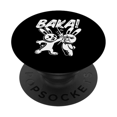 Baka Hase Slap Anime Manga Japanischer Otaku Grafik PopSockets Klebender PopGrip von Kawaii Japanische Kultur Kleidung für Otakus