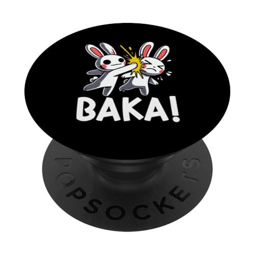 Baka Hase Slap Anime Manga Japanischer Otaku Grafik PopSockets Klebender PopGrip von Kawaii Japanische Kultur Kleidung für Otakus