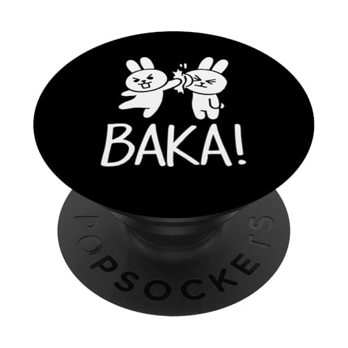 Baka Hase Slap Anime Manga Japanischer Otaku Grafik PopSockets Klebender PopGrip von Kawaii Japanische Kultur Kleidung für Otakus
