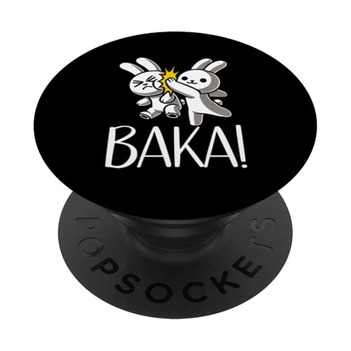 Baka Hase Slap Anime Manga Japanischer Otaku Grafik PopSockets Klebender PopGrip von Kawaii Japanische Kultur Kleidung für Otakus