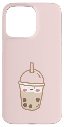 Hülle für iPhone 15 Pro Max Cute Bubble Milk Tea Boba Lover Minimal Kawaii Aesthetic von Kawaii Merch