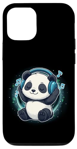 Kawaii Panda mit Kopfhörern Musik Panda Grafik Hülle für iPhone 12/12 Pro von Kawaii Panda With Headphones Tees Apparel