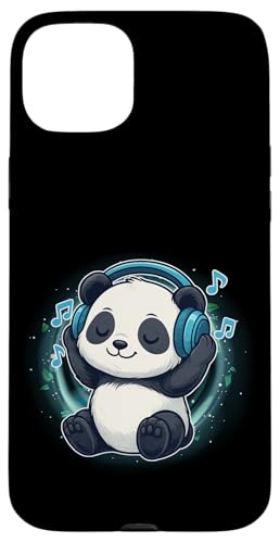 Kawaii Panda mit Kopfhörern Musik Panda Grafik Hülle für iPhone 15 Plus Kawaii Panda mit Kopfhörern Musik Panda Grafik Hülle für iPhone 15 Plus von Kawaii Panda With Headphones Tees Apparel