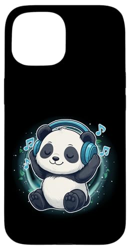 Kawaii Panda mit Kopfhörern Musik Panda Grafik Hülle für iPhone 15 Kawaii Panda mit Kopfhörern Musik Panda Grafik Hülle für iPhone 15 von Kawaii Panda With Headphones Tees Apparel